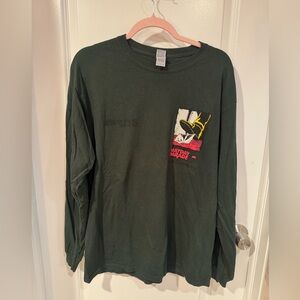 Mayday Parade Graphic Long Sleeve Tee - Forest Green